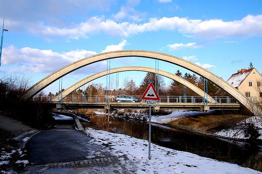 Bridge across Marchfeld Canal at Strebersdorfer Strasse, Vienna