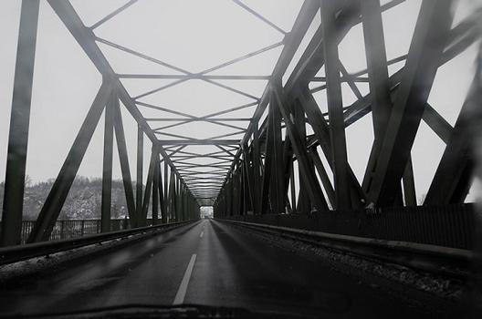 Mauthausner Brücke Fahrt von Pyburg nach Mauthausen
