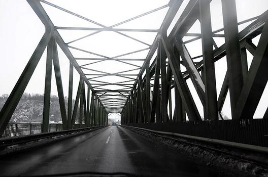 Mauthausner Brücke Fahrt von Pyburg nach Mauthausen