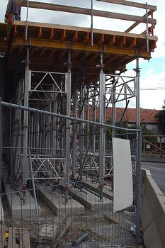 U 2 Extension in Vienna - Erzherzog Karl Elevated Rail Bridge
