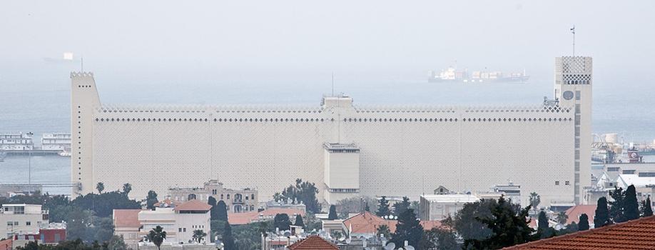 Dagon Silo im Hafen von Haifa