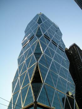 View of the addition to the Hearst Tower