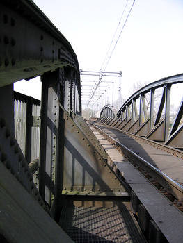 Eisenbahn-Drehbrücke Elsfleth über die Hunte
