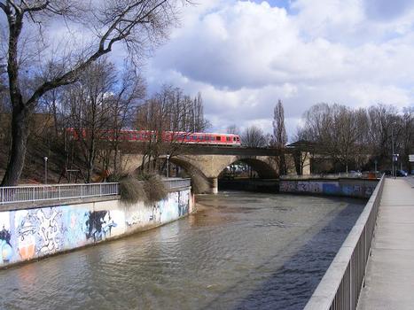 Bayreuth Railroad Bridge - carries the Dresden-Nürnberg and the Lichtenfels-Franken Railway lines