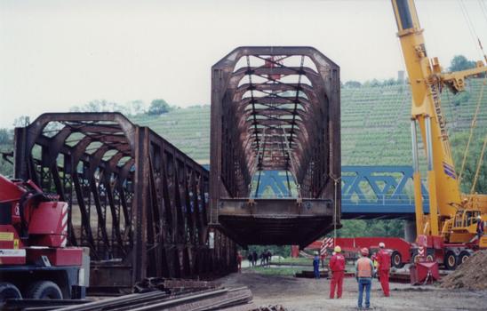 Pont ferroviaire sur l'Enz à Besigheim