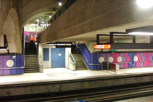 Montreal Metro - Blue Line - Fabre station