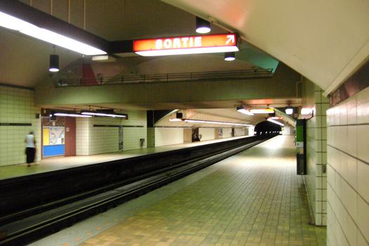 Métro von Montreal - Orange Linie - Bahnhof Sauvé