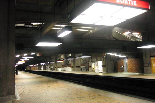 Métro von Montreal - Orange Linie - Bahnhof Bonaventure