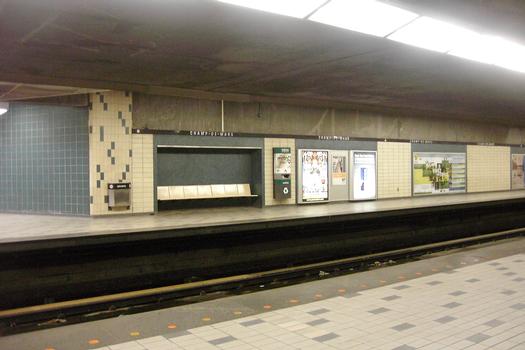 Montreal Metro - Orange Line - Champs-De-Mars station