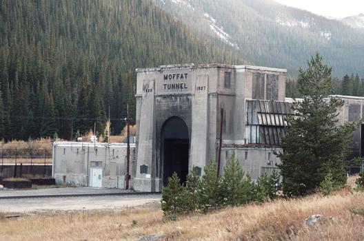 The East Portal of the Moffat Tunnel, which crosses underneath the Continental Divide of the Rockies