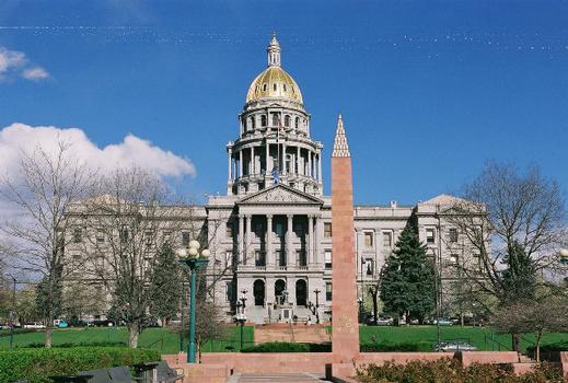 View of the State Capitol from Civic Center Park