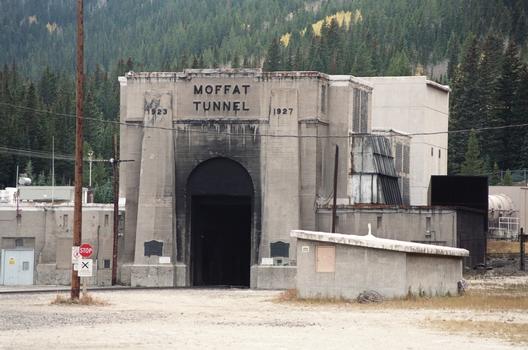 Close up of the East Portal of the Moffat Tunnel, near Tolland CO