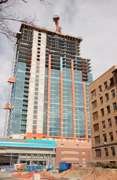 Country Club Towers II and III - Under construction in 2017.