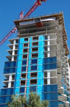 Country Club Towers II and III - Under construction in 2016.