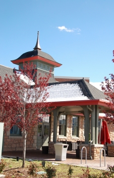 Boulder Railroad Depot. Now renovated into a restaurant.