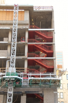 The Quincy - under construction, 2016.