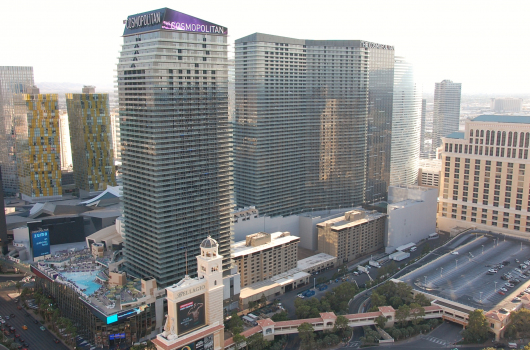 The Cosmopolitan Boulevard Tower (left) and The Cosmopolitan Chelsea Tower (right)