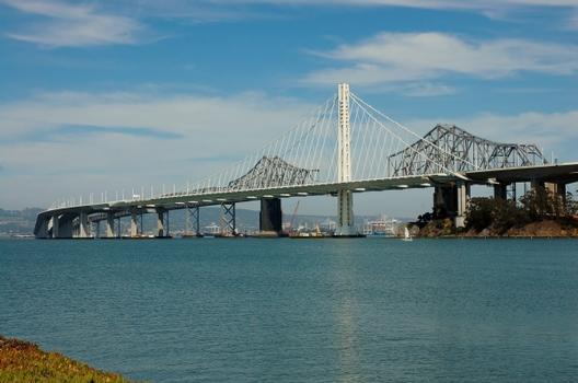 San Francisco-Oakland Bay Bridge (East) View from Treasure Island