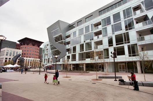 Museum Residences condos in Downtown Denver Colorado:Built alongside the Denver Art Museum expansion