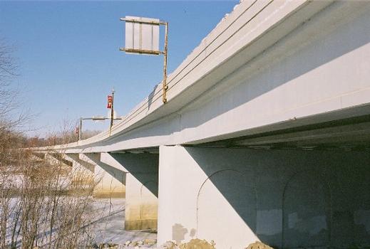 Views of the Shakopee Bridge crossing the Minnesota River