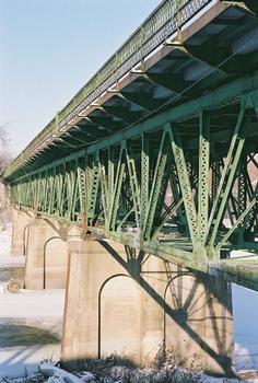 Views of the Old Shakopee Bridge. This bridge is now only open to pedestrians and bicycles