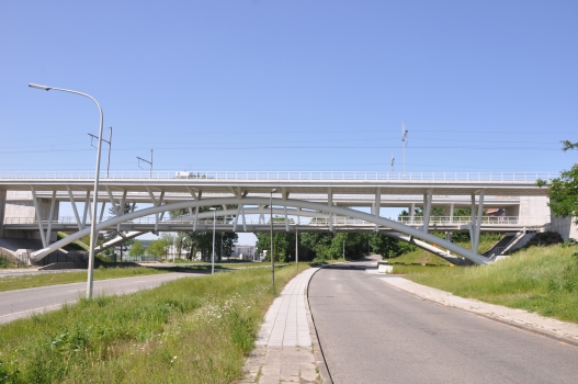 Pont ferroviaire sur la Woluwelaan
