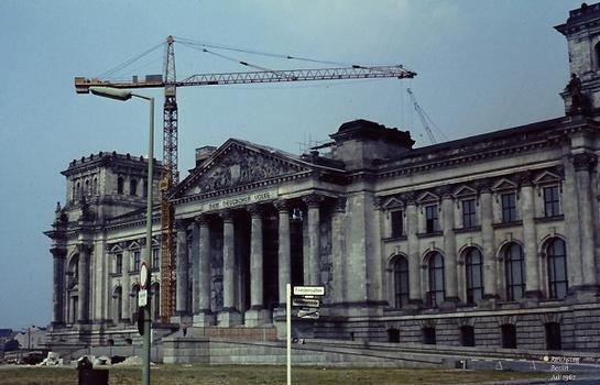 Reichstag à Berlin en juillet 1967