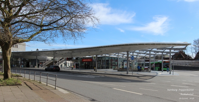 Bushaltestelle Hamburg-Poppenbüttel