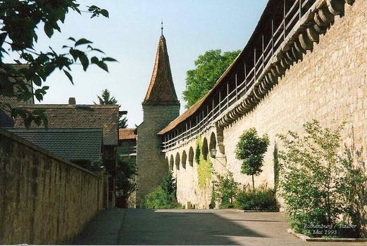 Rothenburg o.d. Tauber: Stadtmauer