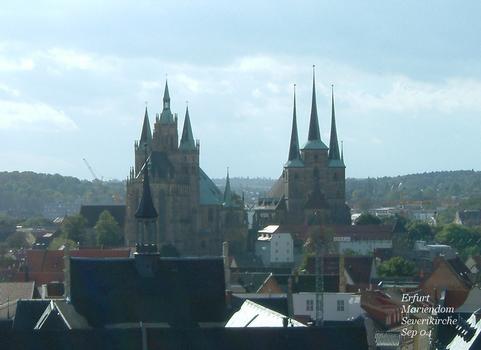 Erfurt - Cathédrale et église