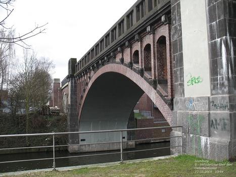 Hamburg - Osterbek Canal Metro Bridge