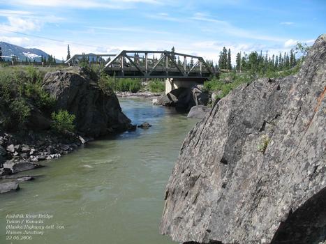 Aishihik River Bridge, Alaska Highway / Yukon / Kanada