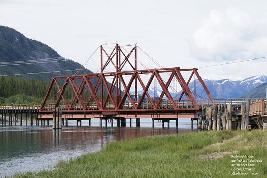 Eisenbahnbrücke in Carcross / Yukon