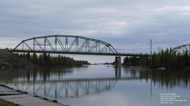 Frank Channel Bridge, North Arm Great Slave Lake, Yellowknife Highway, westlich von Yellowknife / NWT