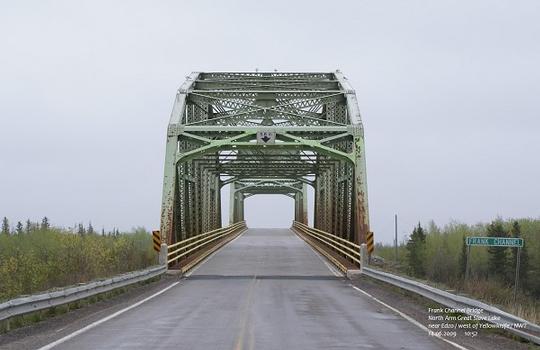 Frank Channel Bridge, North Arm Great Slave Lake, Yellowknife Highway, westlich von Yellowknife / NWT