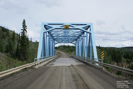 Lapie River Bridge, Campbell Highway, westlich von Ross River / Yukon