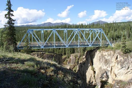 Lapie River Bridge, Campbell Highway, westlich von Ross River / Yukon