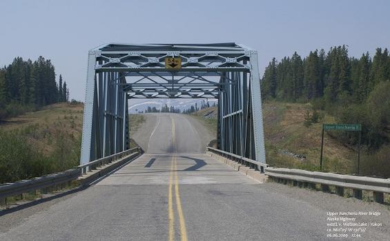 Upper Rancheria River Bridge, Alaska Highway / Yukon zwischen Teslin und Watson Lake