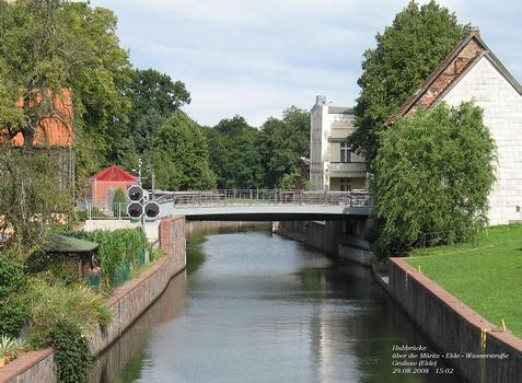 Hubbrücke über die Müritz-Elde-Wasserstraße in Grabow / Mecklenburg-Vorpommern