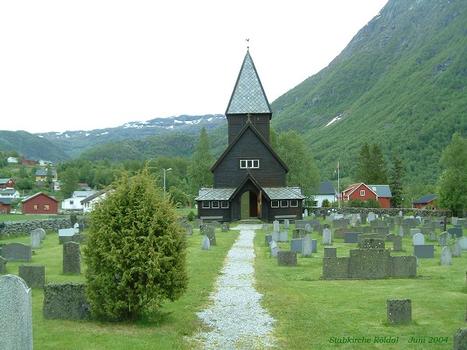 Stabkirche Roeldal in Norwegen