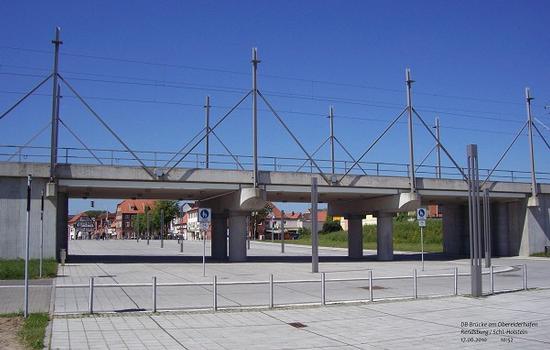 DB - Brücke am Obereiderhafen in Rendsburg