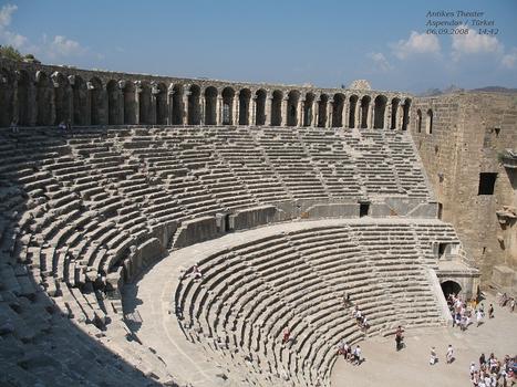 Antikes Theater in Aspendos / Türkei
