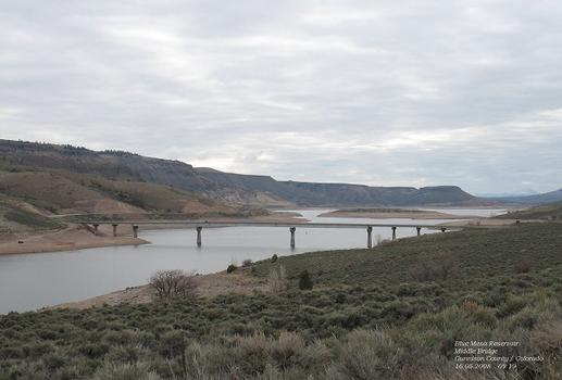 Middle Bridge / Blue Mesa Reservoir in Gunnison County / Colorado / USA