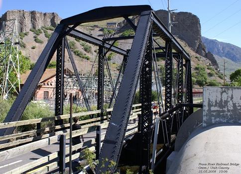 Provo River Railroad Bridge in Orem / Utah County