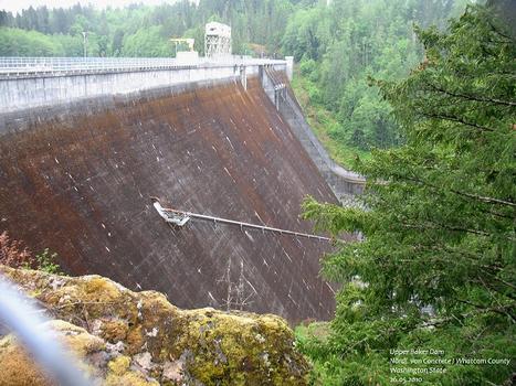 Upper Baker Dam, nördlich von Concrete / Skagit County, Washington State