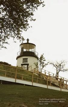 Owl's Head Lighthouse in Rockland Harbor / Maine