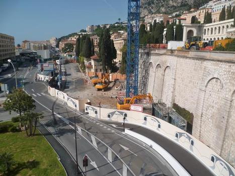 Tunnel descendant - Principauté de Monaco