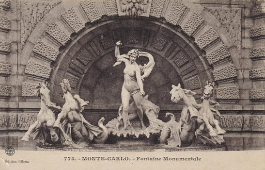 Edition Giletta - 774 Monte-Carlo Fontaine Monumentale
