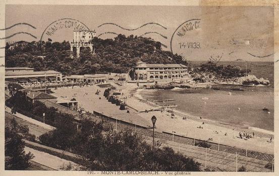 Edition La Cigogne - 191 Monte-Carlo Beach Vue générale