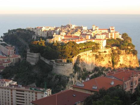Old town and Prince's Palace of Monaco
